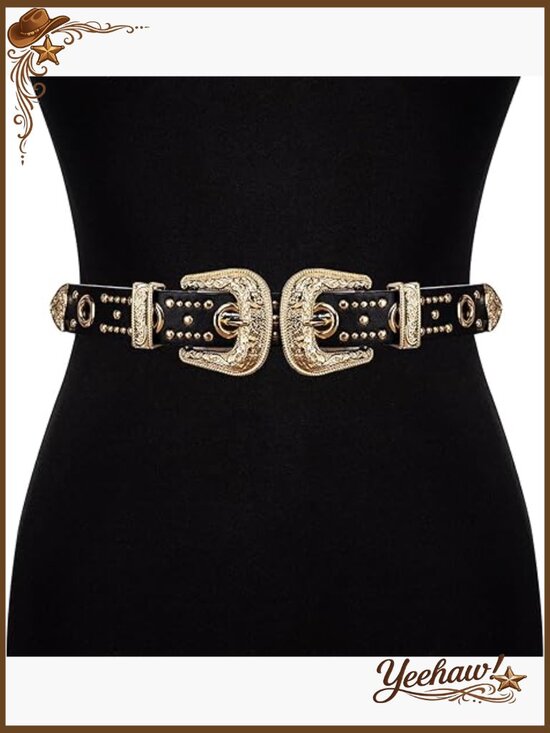 Bling Rhinestone Belt Crystal Diamond Studded PU Leather for Jeans Dress main image 4